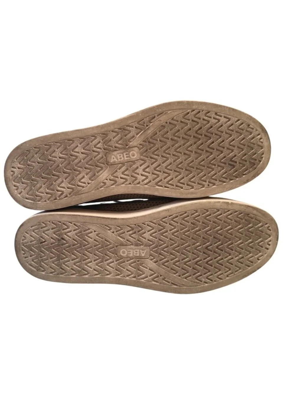 Abeo Encore Knit Size 8.5 Women’s Slip On Sneaker Taupe EUC Arch Support Ortho